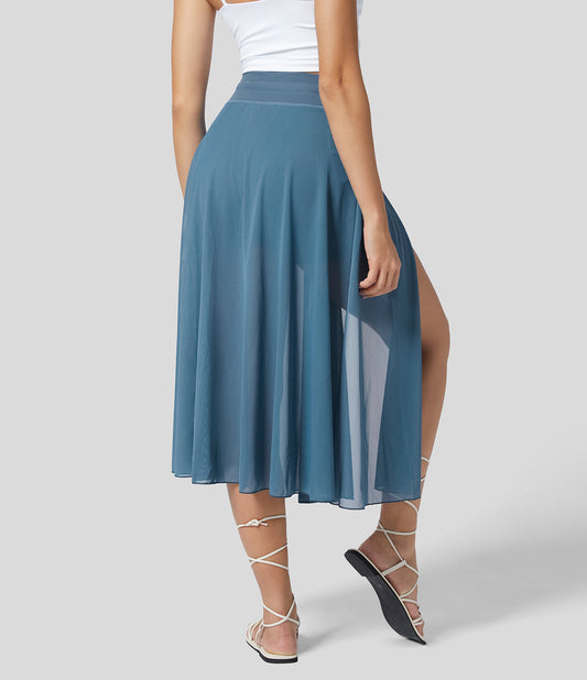 Livia | Gonna Elegante 2-in-1 Blu