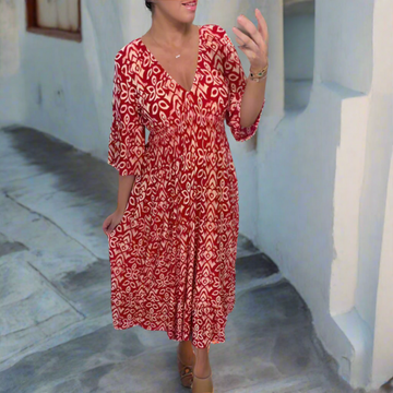 Isabella | Abito Stampato Boho