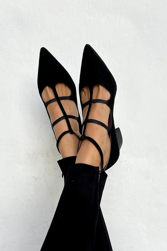 33 Giada™ | Tacones de punta con tiras cruzadas
