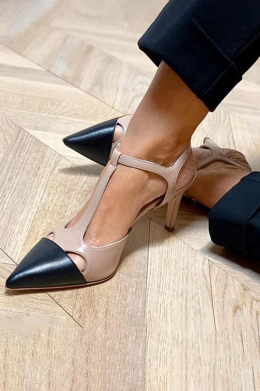 Evrardine | Scarpin Punta Bicolore