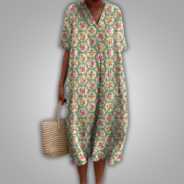 Maisie | Vestito Vintage con Margherite