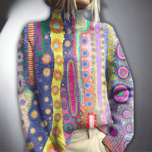 Mel | Maglione Boho in Maglia