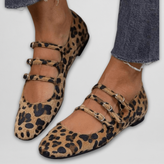 Adonise | Ballerine eleganti con motivo animale