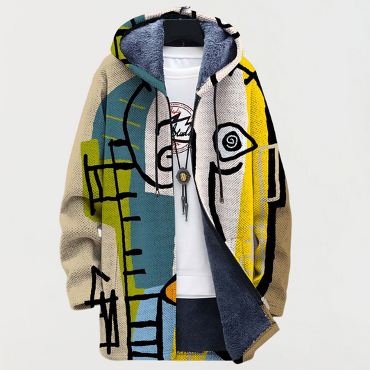 Mira | Cardigan Arte Astratta