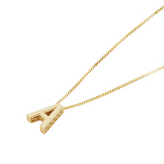 Leonora - Collana con Iniziale in Oro 18k