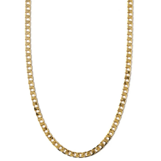 Nohr – Catena curb piatta in oro 16k