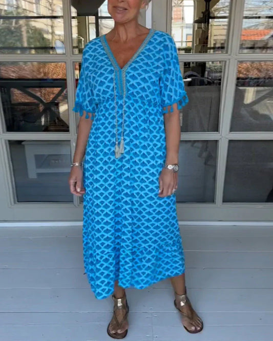 17 Jelly | Embellished V-Neck Dress