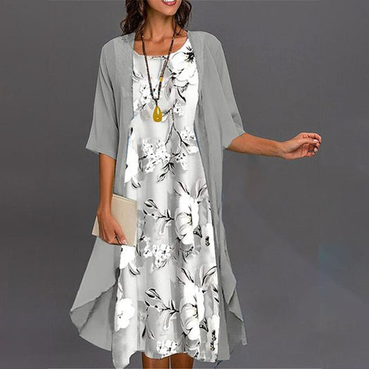 34 Viane | Elegant Printed Dress