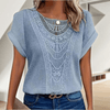 Aada™ | Leggera blusa boho con dettaglio all'uncinetto