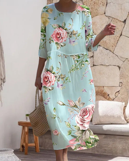 Leviana™ | Abito elegante a fiori