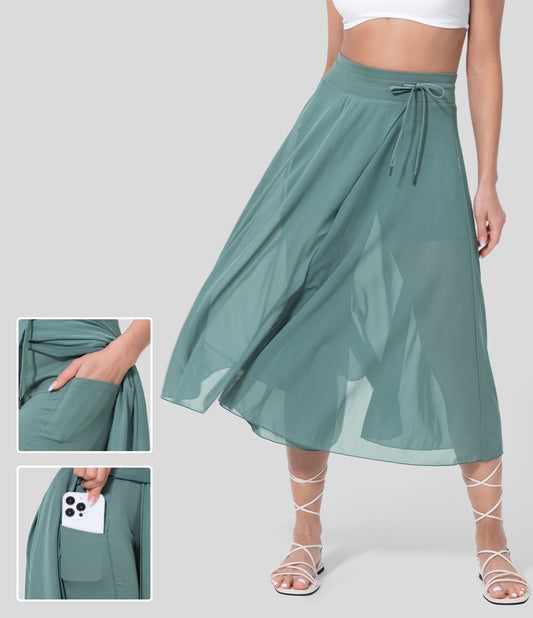 Livia | Gonna Elegante 2-in-1 Turchese