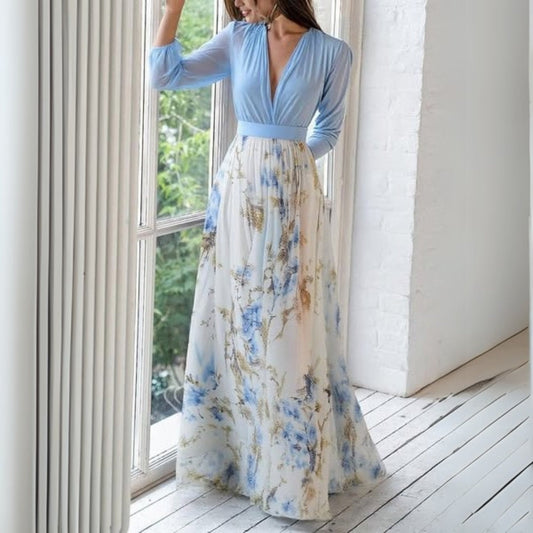 Dolores - Maxi Abito con Stampa Floreale