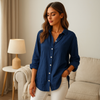 Aava™ | Leggera camicia in cotone e lino dallo stile estivo