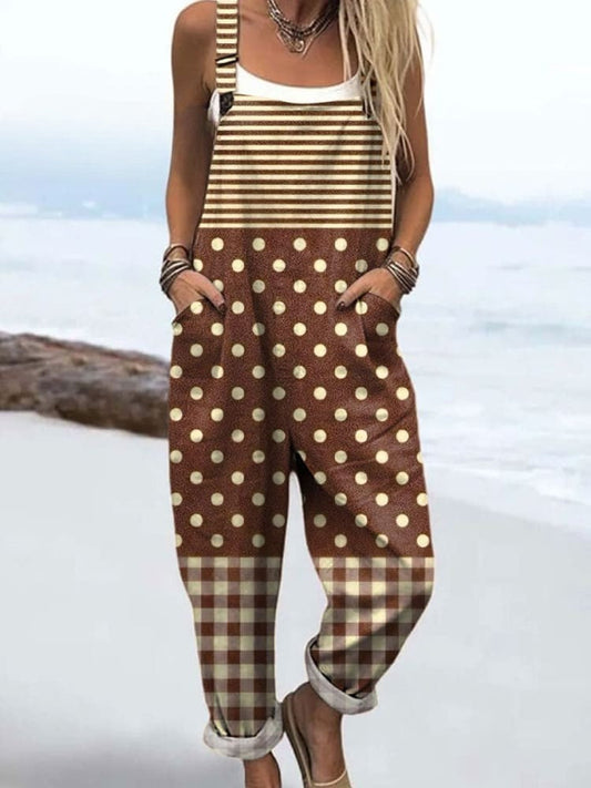 Tuta vintage floreale - stile senza sforzo e comfort tutto il giorno