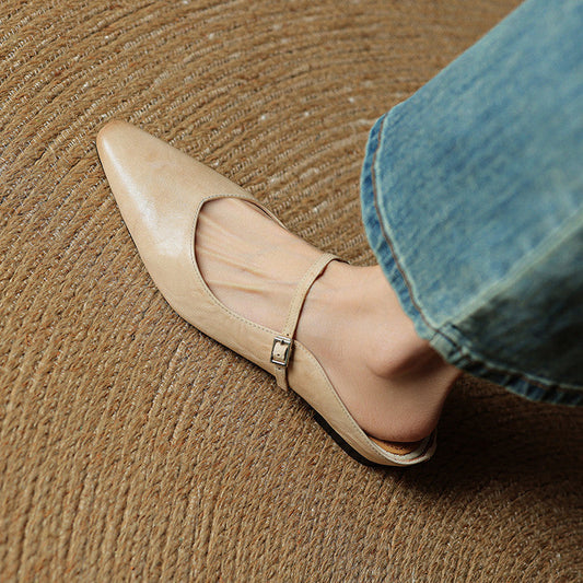 Orella Mule in Vera Pelle