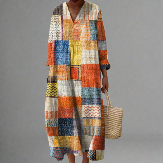 20 Vianna | Elegant geometric dress
