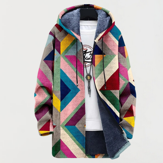 Zara | Cardigan Artistico Geometrico