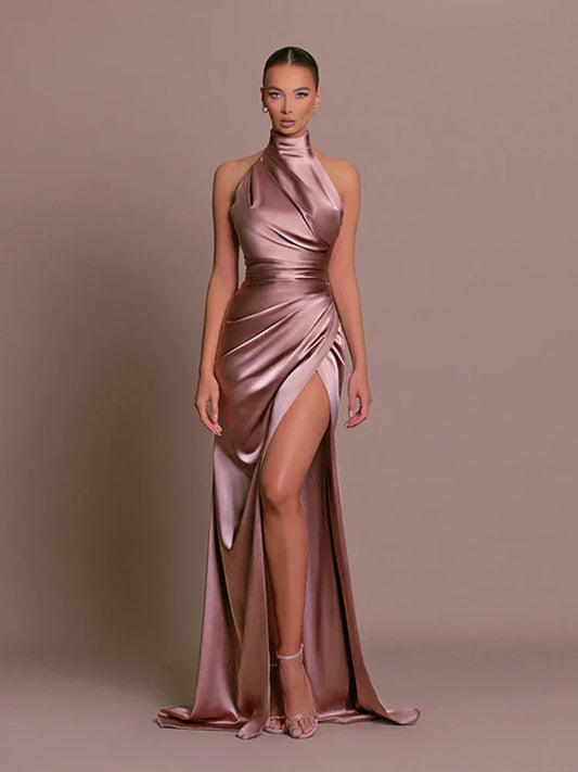Cleo - Abito Maxi Scollo Elegante