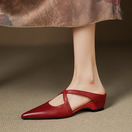Helene Mule in Vera Pelle
