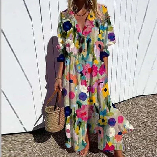 Erma | Vestito Vibrante Bloom