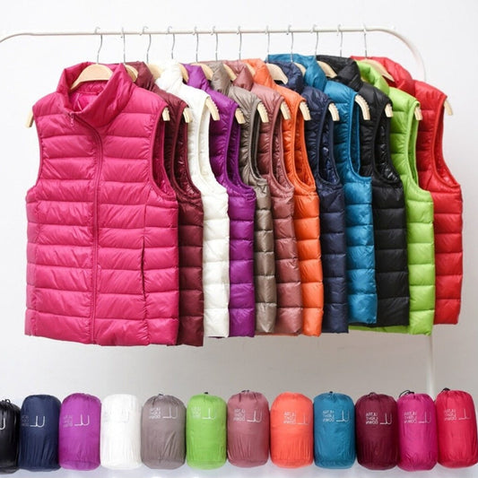 Gianluca™ – Nuovo gilet impermeabile con piuma d’anatra bianca
