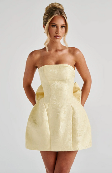 Avy - Mini Dress con Fiocco Stupendo