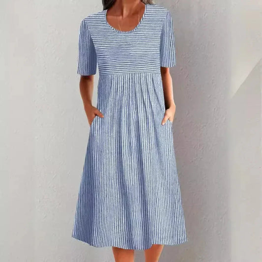 Leviana™ | Abito Estivo a Righe Casual