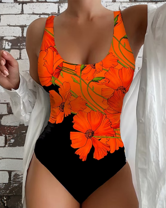 Sophie | Costume Intero Elegante con Stampa Floreale