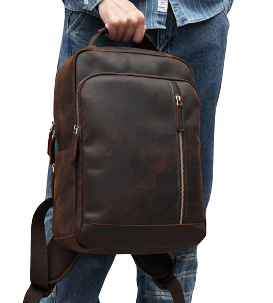 Zaino in Pelle Crazy Horse | PORTLY