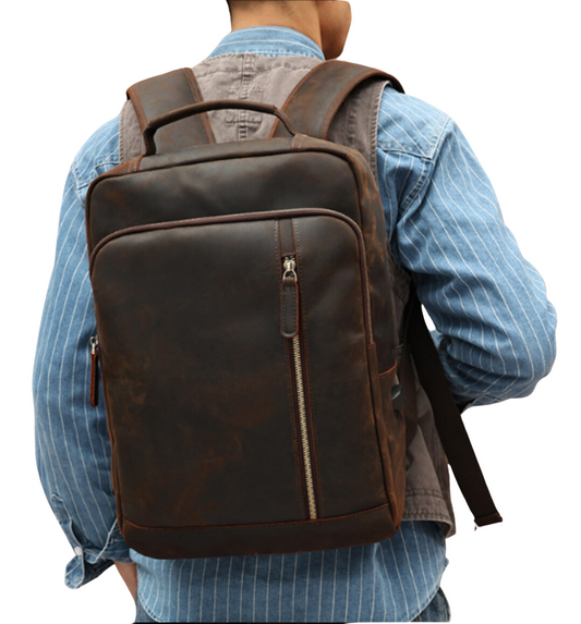 Zaino in Pelle Crazy Horse | PORTLY