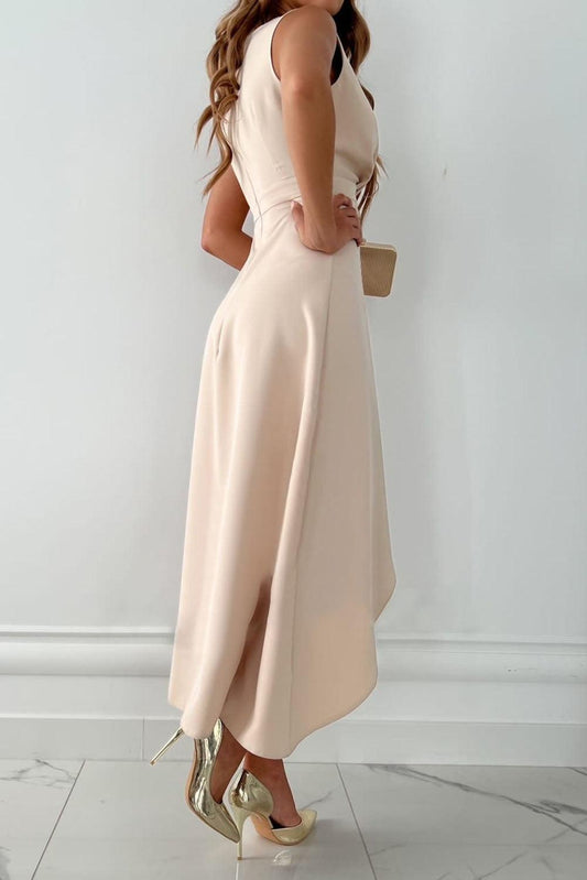 Mina | Abito Midi Avvolgente, Elegante e Lusinghiero