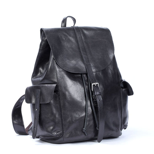 Zaino in Pelle Nero Piccolo | PALERMO