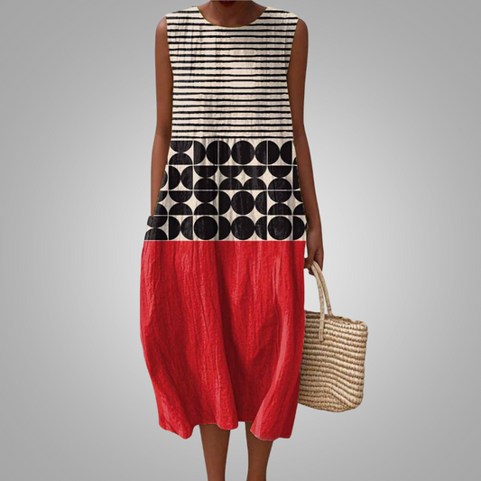 22 Yara | Geo Sunset Dress