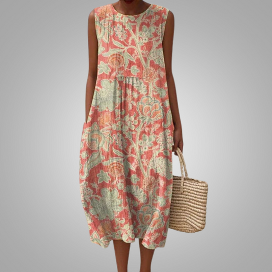 25 Flora | Coral Bloom Dress