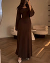 Aiah - Elegante Abito Maxi Tricot