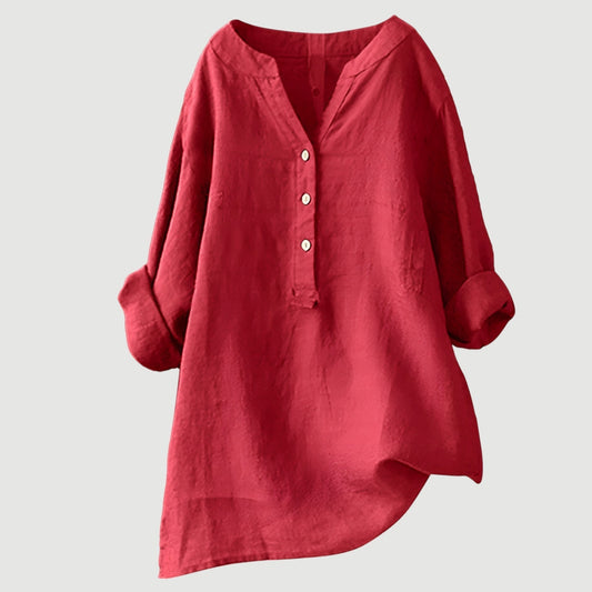 Emily - Camicia leggera e comoda con bottoni