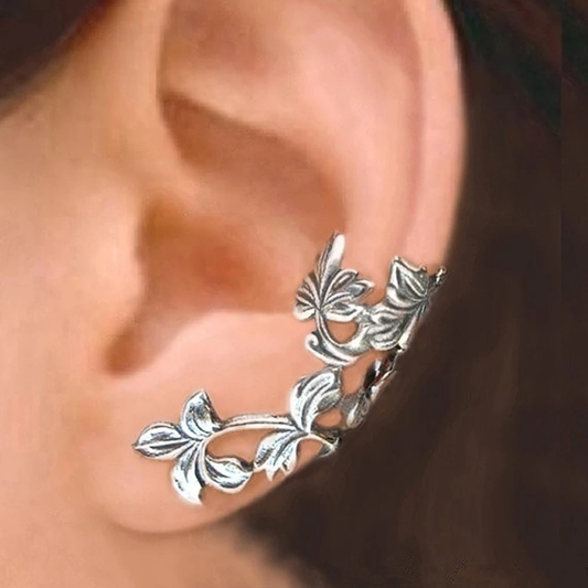 Orecchini in Argento a Foglia Vintage