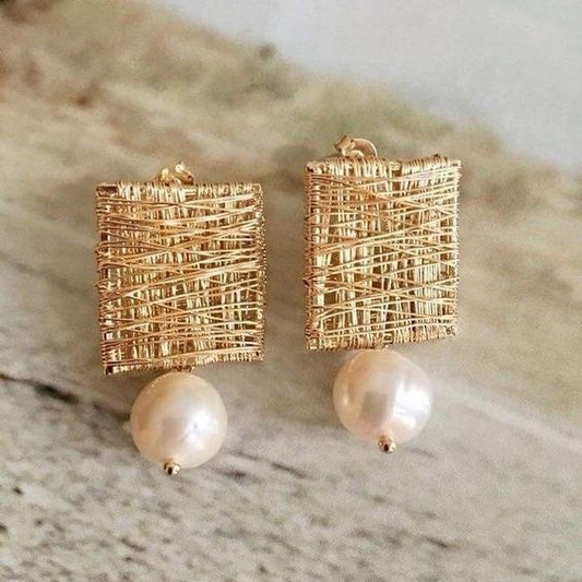 Eleganza - Orecchini in Filo di Perla