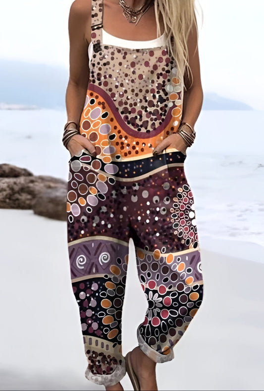 Thilde™ | Salopette Boho Art