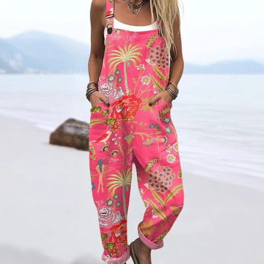 21 Vintage Floral Jumpsuit Women - Effortless Style & All-Day Comfort