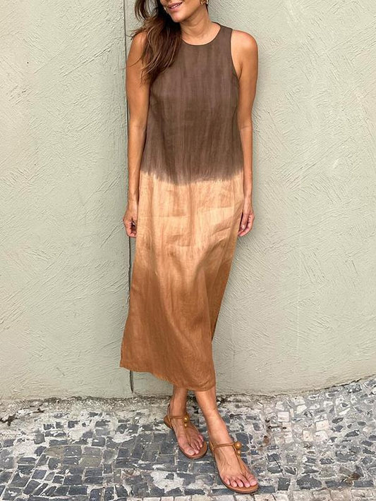 Lysette - Vestito Maxi Stampa Elegante