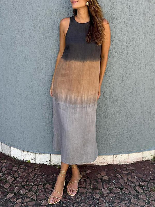 Lysette - Vestito Maxi Stampa Elegante