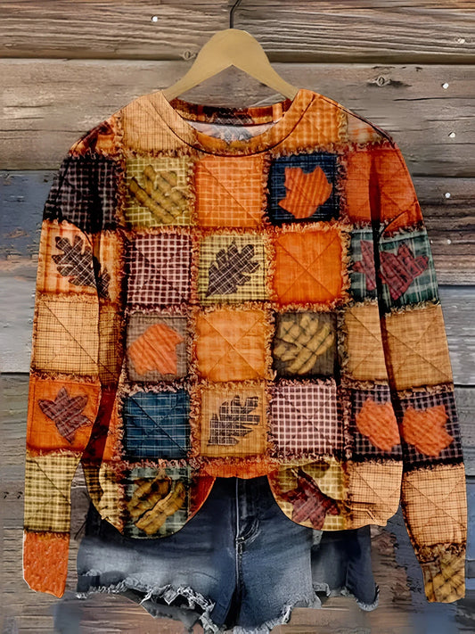 Noémie - Maglione Morbido con Design Autunnale