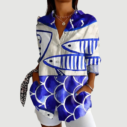 Malou™ | Bluse con design colorato