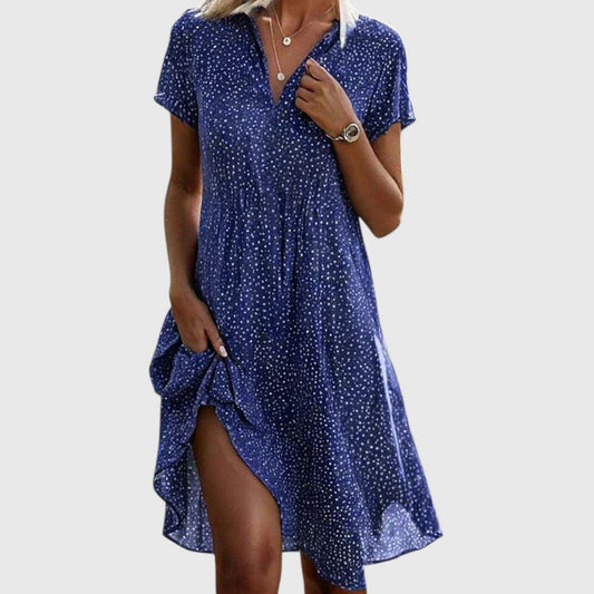 Mary - Vestito Midi a Manica Corta