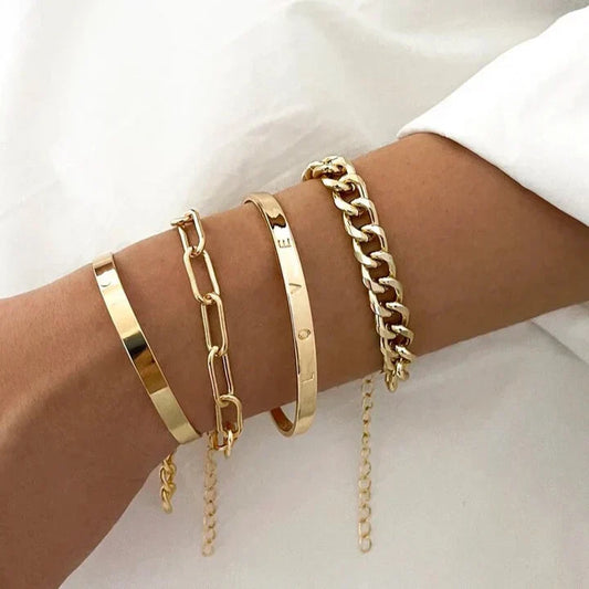 Elan Mercer set di bracciali | Oro 18 carati