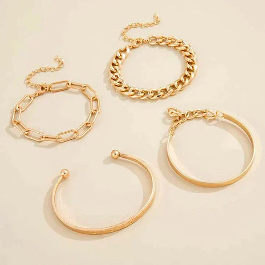 Elan Mercer set di bracciali | Oro 18 carati