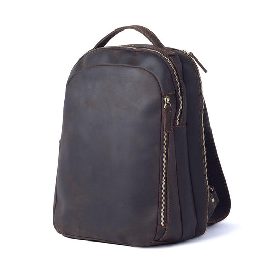 Zaino in Pelle Marrone Chiaro | RAVENNA