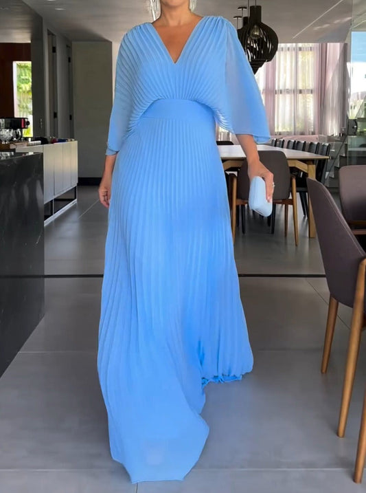 Sassa - Abito Maxi con Scollo a V