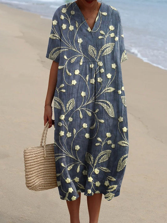 Lieke | Abito vintage a fiori – Edizione limitata